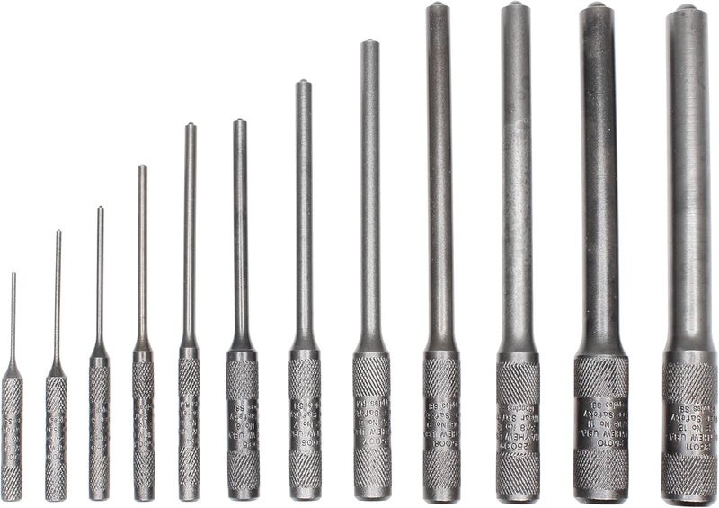 Mayhew Tools 62254 Pilot Punch Set - 12-Piece Black Oxide Finish - Image 2